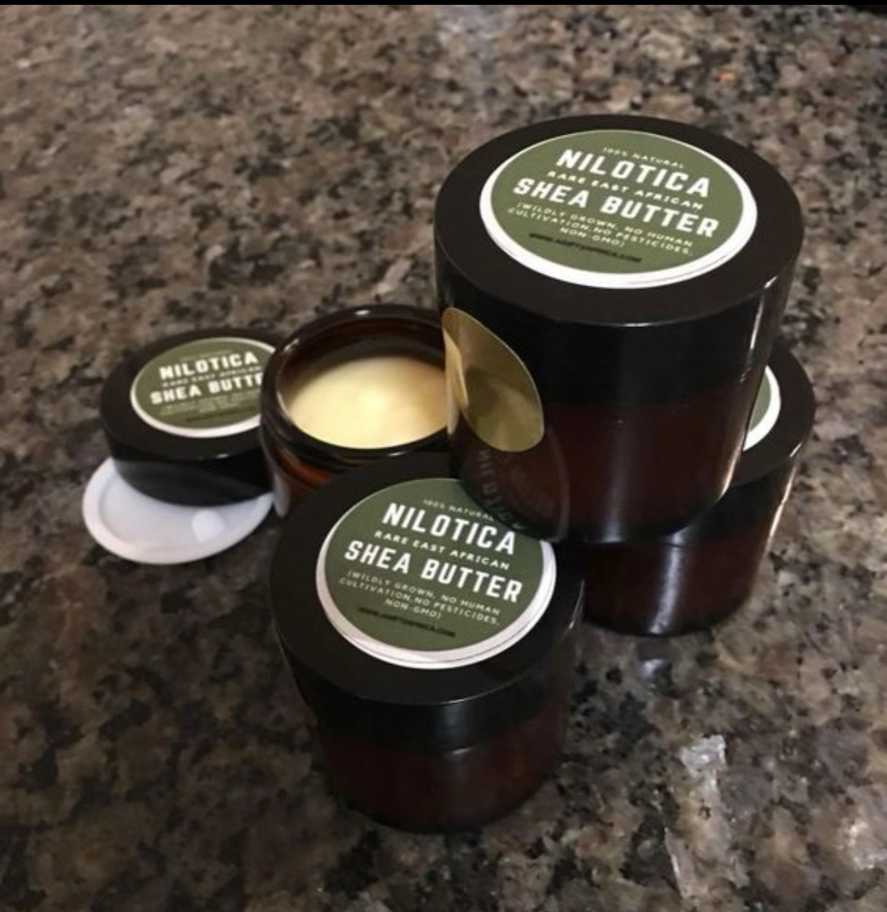 Clear Skin Oasis Bundle - Raw African BLACK Soap & Nilotica Shea Butter