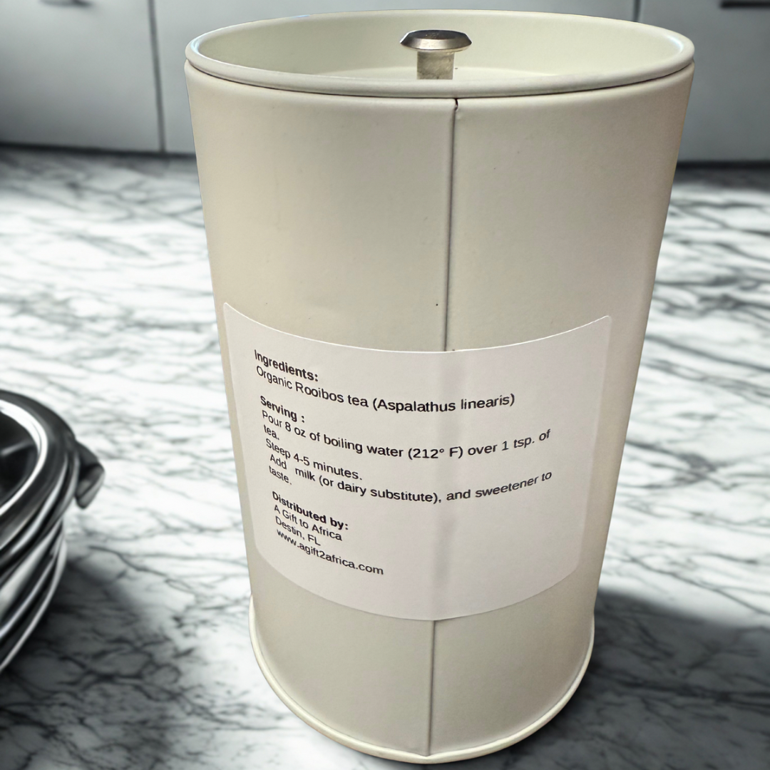 Organic Certified Rooibos Tea - Loose Leaf in Canister