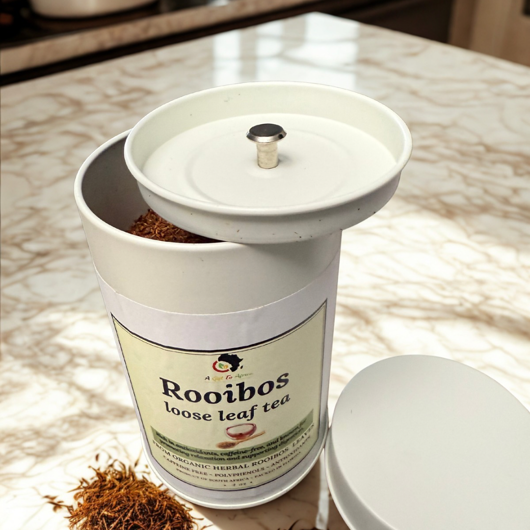 Organic Certified Rooibos Tea - Loose Leaf in Canister