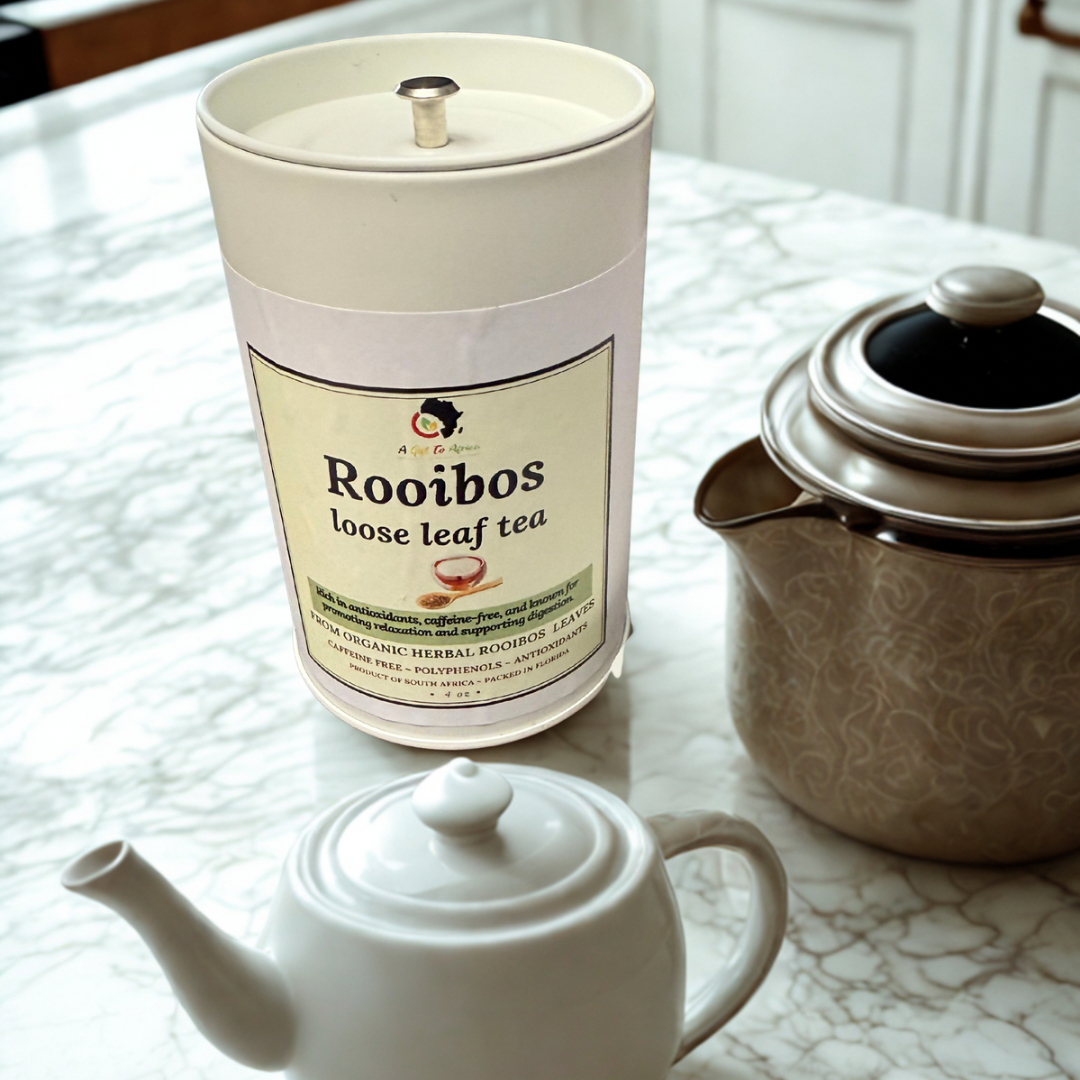 Organic Certified Rooibos Tea - Loose Leaf in Canister