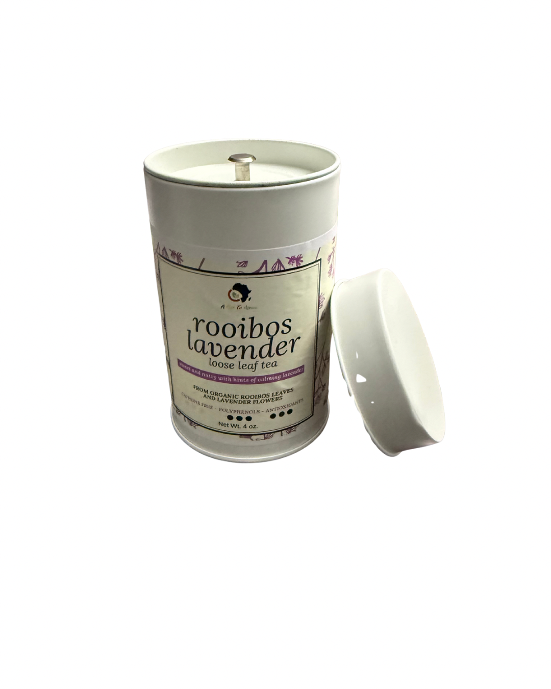 Organic Certified Rooibos WITH LAVENDER FLOWERS Tea - Loose Leaf