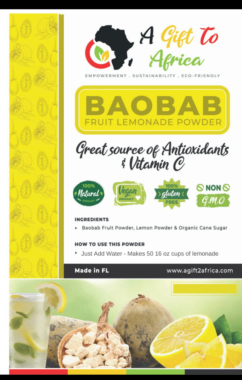 Baobab Fruit Lemonade Mix (Powder) - 1oz Packs