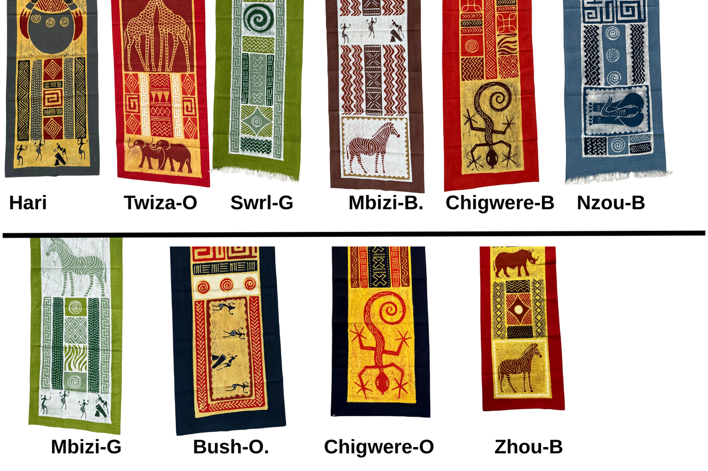 Zimbabwe Shona Sadza Batiks