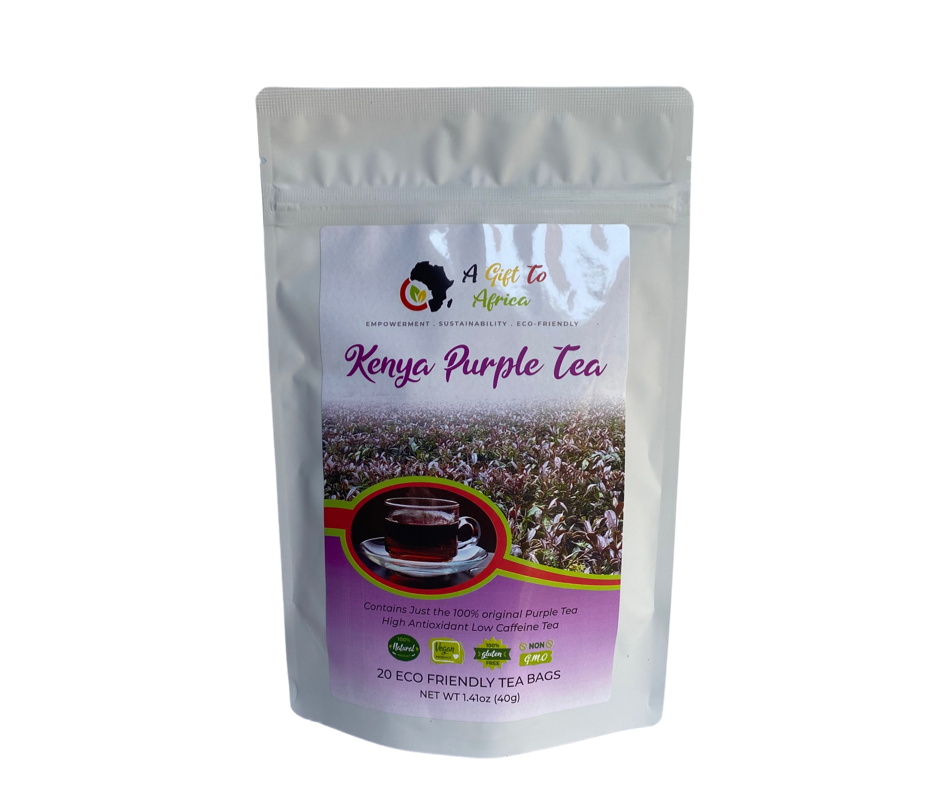 Kenya Purple Tea - Dry Tea Bags – A Gift To Africa