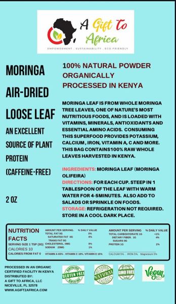 Moringa Loose Leaf Tea