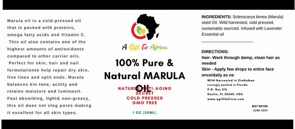 Marula Oil - 100% Pure & Natural
