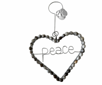 Heart of Hope Handmade Job’s Tears Ornament – Organic Seeds, Eco-Friendly African Gift