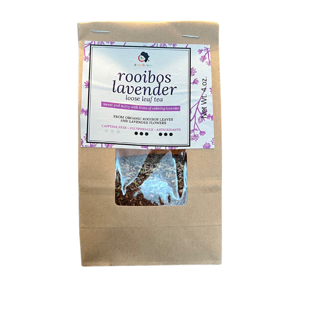 Organic Certified Rooibos WITH LAVENDER FLOWERS Tea  - Loose Leaf