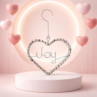 Heart of Hope Handmade Job’s Tears Ornament – Organic Seeds, Eco-Friendly African Gift