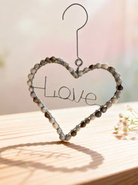 Heart of Hope Handmade Job’s Tears Ornament – Organic Seeds, Eco-Friendly African Gift