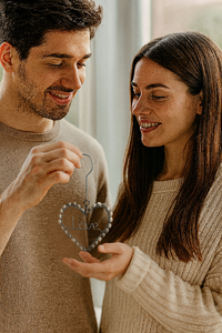 Heart of Hope Handmade Job’s Tears Ornament – Organic Seeds, Eco-Friendly African Gift