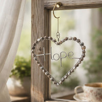 Heart of Hope Handmade Job’s Tears Ornament – Organic Seeds, Eco-Friendly African Gift