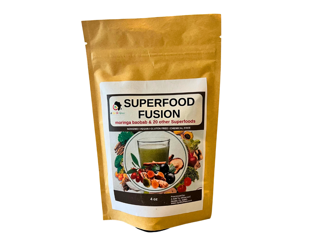 Superfood Fusion Blend - Moringa, Baobab with 20 Superfoods