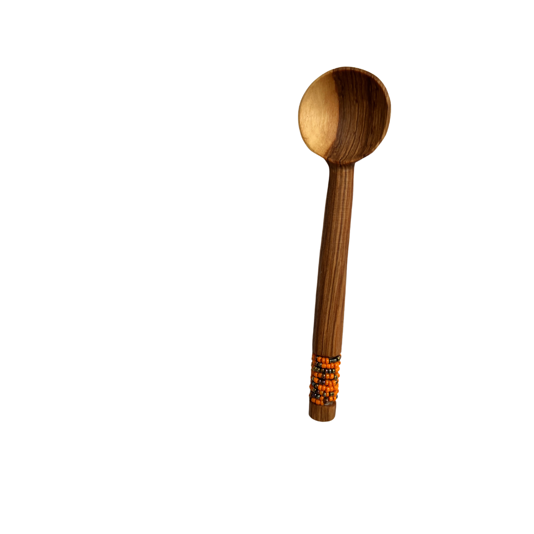 Long Handle Wooden Tea Scoop, Measure Loose Leaf Tea Spoon