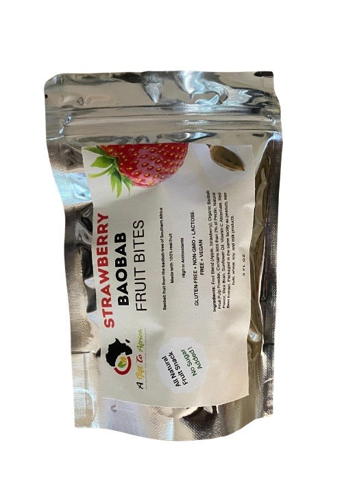Baobab Fruit Snack Bites - Strawberry or Pomegranate