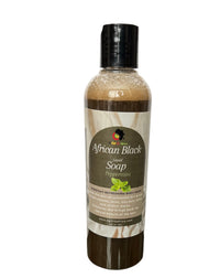 ALL NATURAL African LIQUID BLACK Soap - Peppermint