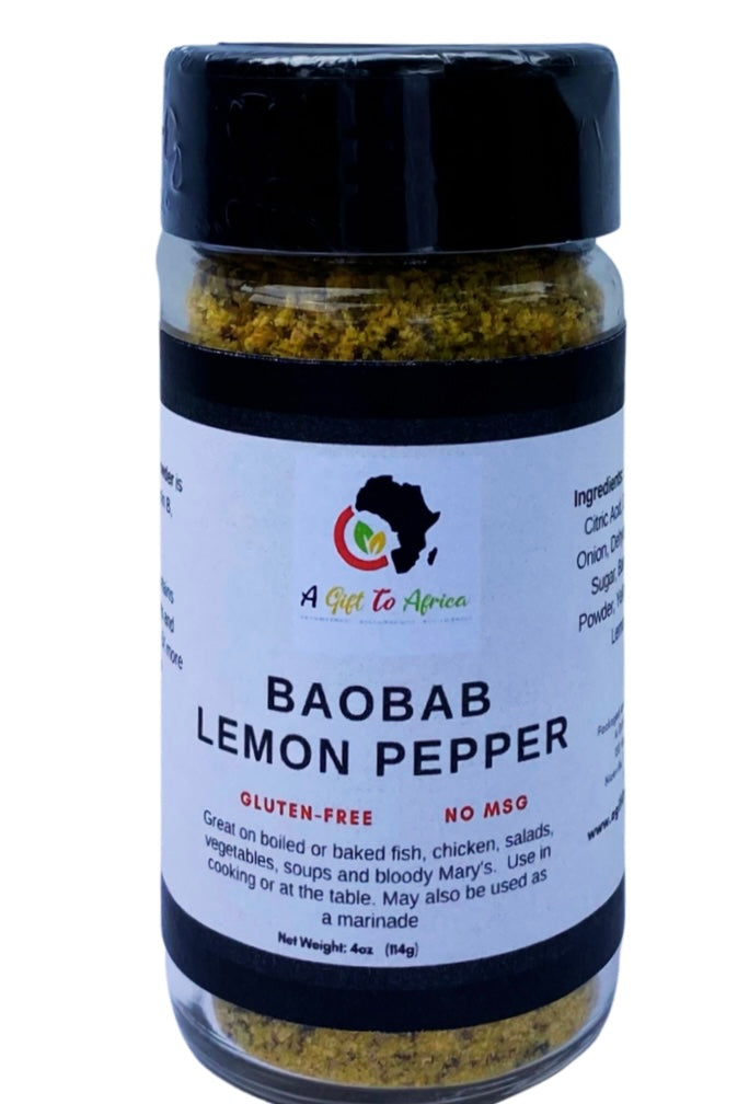 Baobab Lemon Pepper Fruit Seasoning